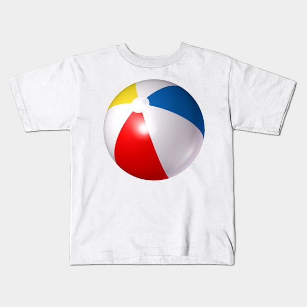 Colourful Beachball Kids T-Shirt by lightidea